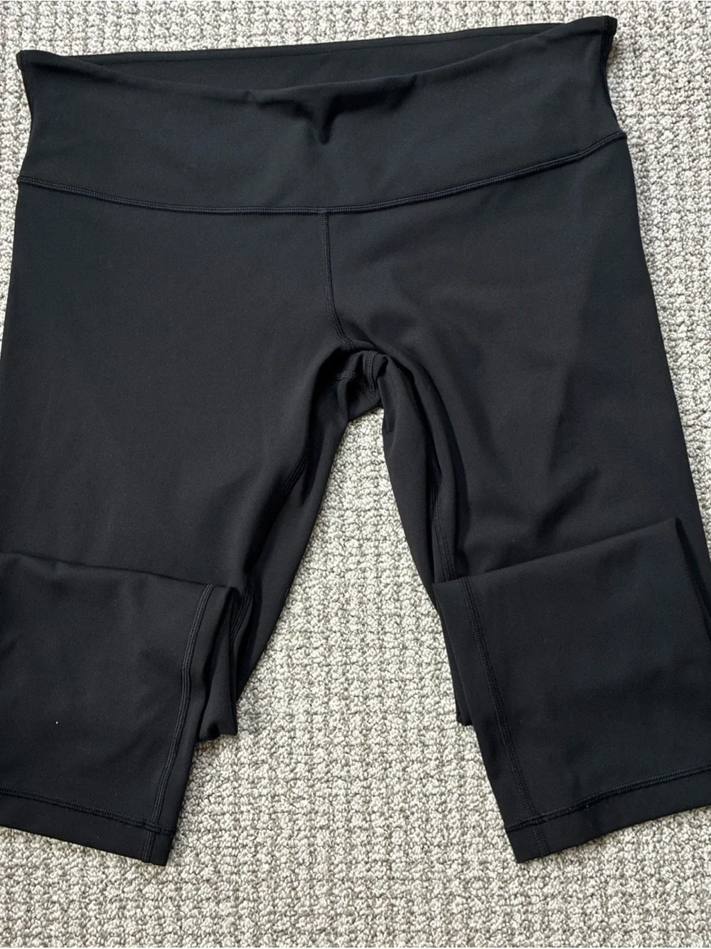 Lululemon Crop Leggings Black Womans Size 12